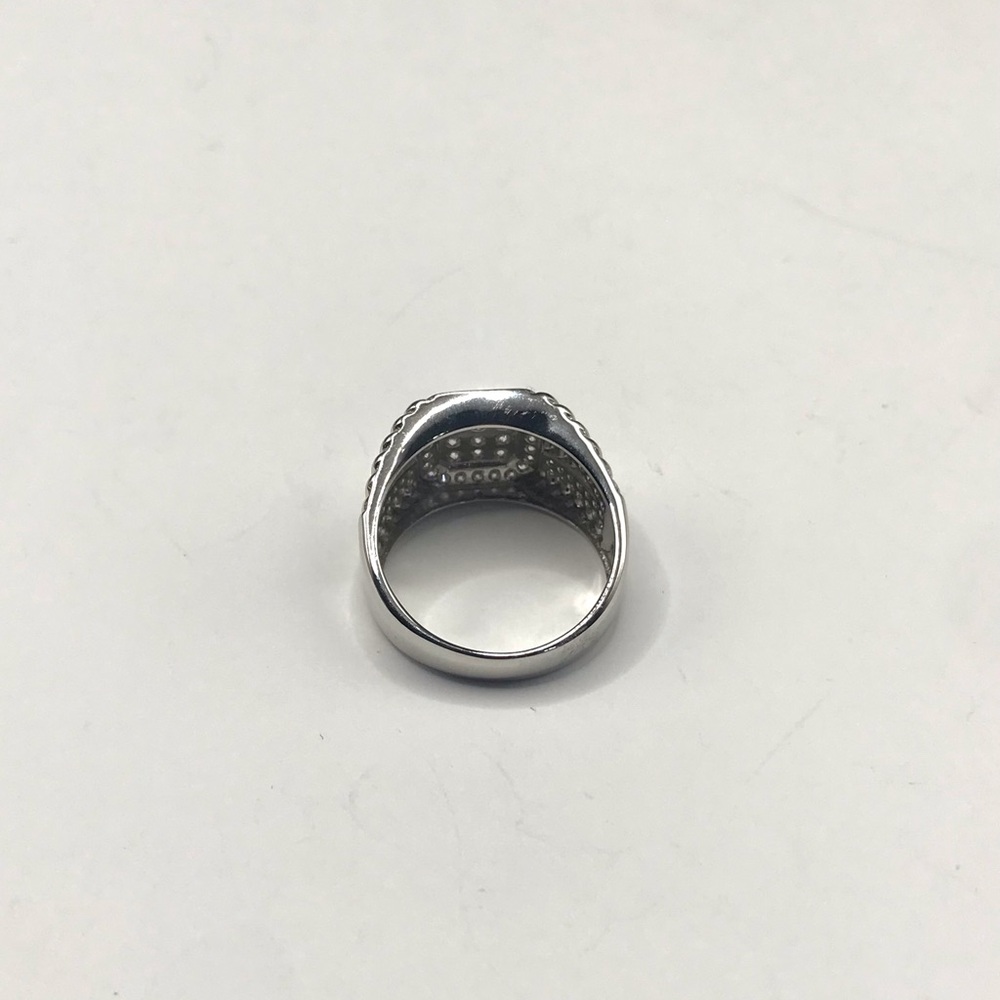 925 Sterling Silver 2.50CT MOISSANITE Men's Ring size 10 or 11 - Picture 6 of 15